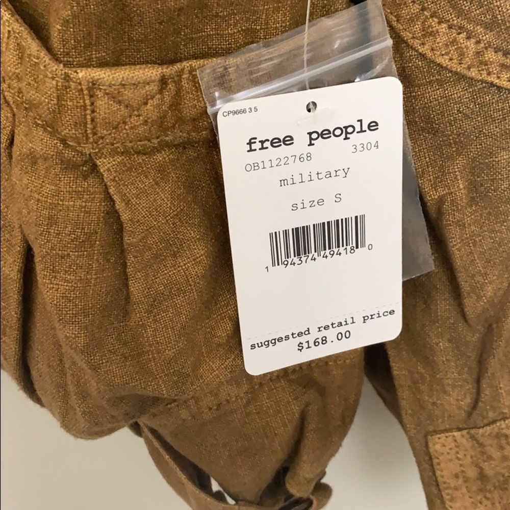 NWT Free People Jayde Safari Bomber Jacket - Picture 7 of 7